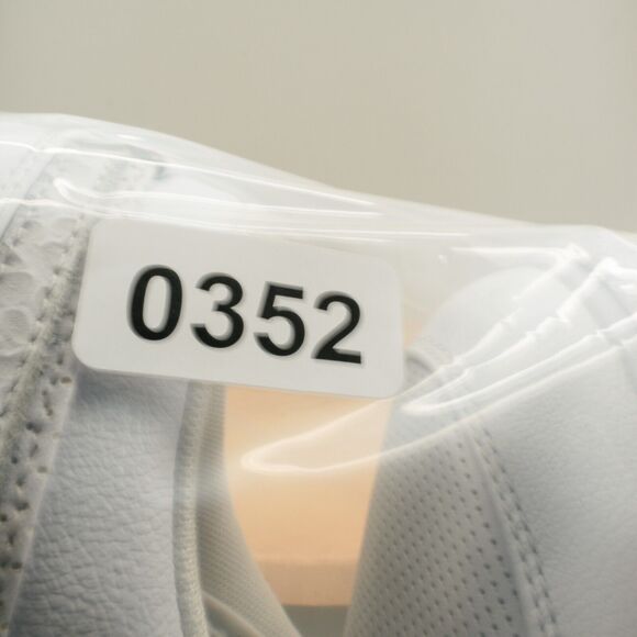 Nike Air Jordan Retro V.1 Men's Size 14 Shoes White Stealth Leather Sneakers - Picture 9 of 9